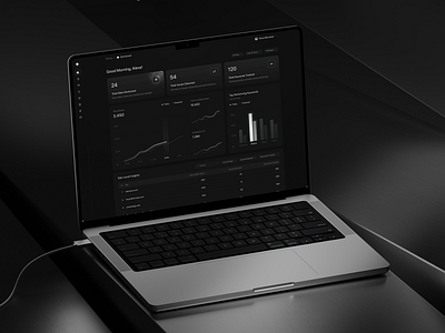 Analytics Dashboard - Web App analytics chart clean design daily ui dark dark mode design gradient line chart list saas seo table ui