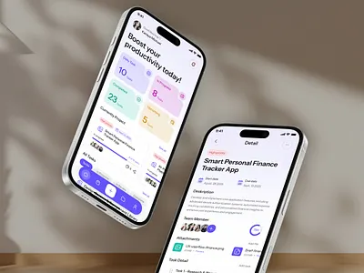 Taskly - Task Management App branding design landingpage mobileapp task taskmanagement ui design uiux user research