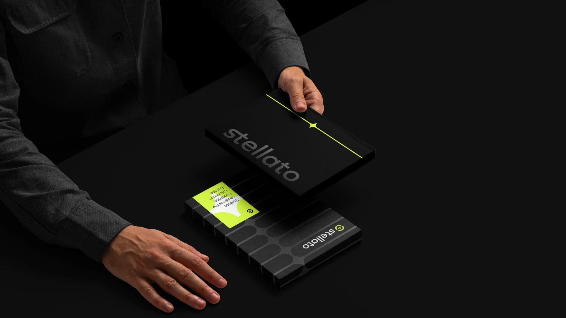 Stellato Brand Identity 3d animation branding design download free freebie graphic design illustration logo mockup mockup cloud mockupcloud motion graphics ui