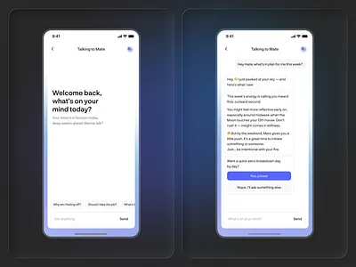 AI Chatbot - Chat Screen ai ai chat ai chatbot app chat chat screen chatbot dashboard digital design graphic design mobile app mobile chat screen mobile design mobile ui ui