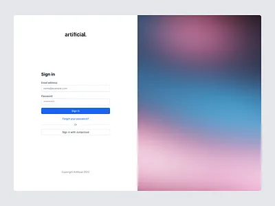 Sign in insurtech login product design saas sign in tailwind