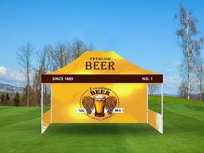 Custom 3m x 4.5m Printed Gazebo – Premium Robuste Event Tent custom canopy tent