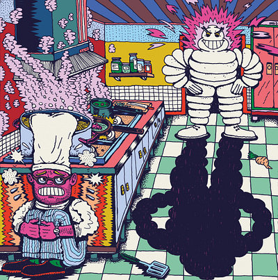 Melcher Oosterman for Der Spiegel conceptual illustration editorial illustration food humour illustration illustrationart illustrationartist illustrationzone illustrator melcher oosterman restaurant