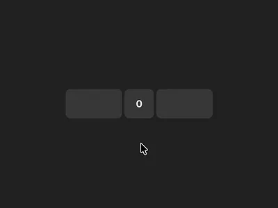 Balanced Stepper III animation balance button interaction design microinteractions minimal modulation pitch prototyping stepper swift swiftui ui ui animation ui design user input ux