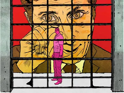 Bidzina Ivanishvili: Matt Rota for The NYT bidzina ivanishvili conceptual illustration editorial illustration illustration illustration zone illustrationart illustrationartist illustrator ink and watercolor matt rota portrait watercolor art watercolours