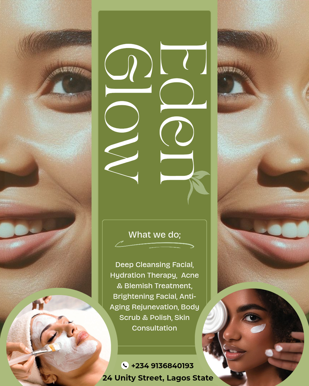 Skin Care Flyer Design design flyer design graphic design marketing flyer social media designs