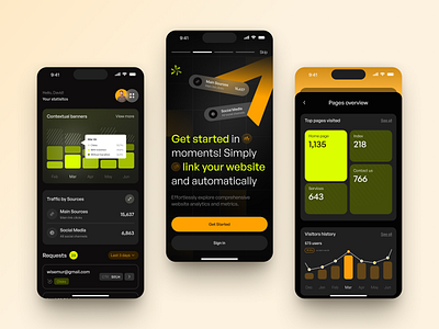 Mobile design for SaaS app design application application design design graphic design interface ios app design mobile mobile app mobile app design product service startup ui uiux ux