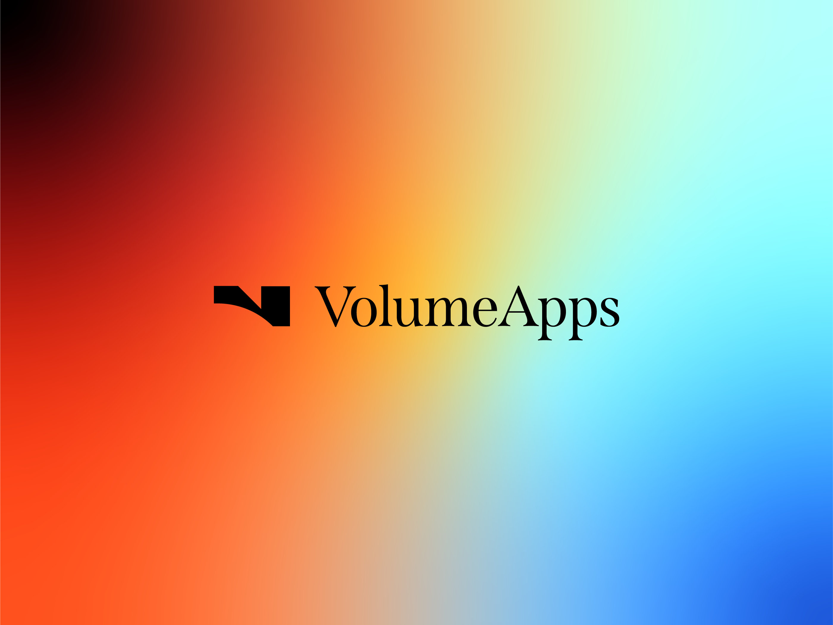 VolumeApps Logo Design brand identity branding logo logo design minimal logo modern logo v lettermark v logo v logo concept v monogram volume logo volumeapps