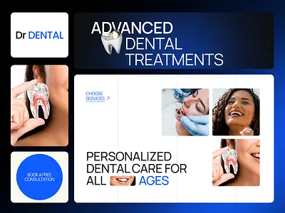 Dr. Dental — Dental Website Design dental website ui