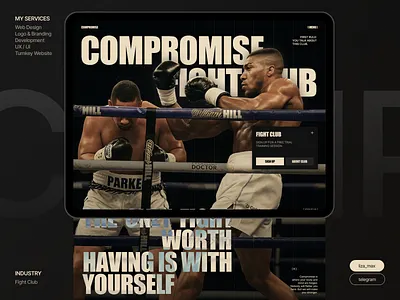 Fighting Club Landing Page Design boxing fighting club landing page design martial arts club website mma sports web design sports website turnkey site turnkey website web design webflow webflow developer webflow website website design