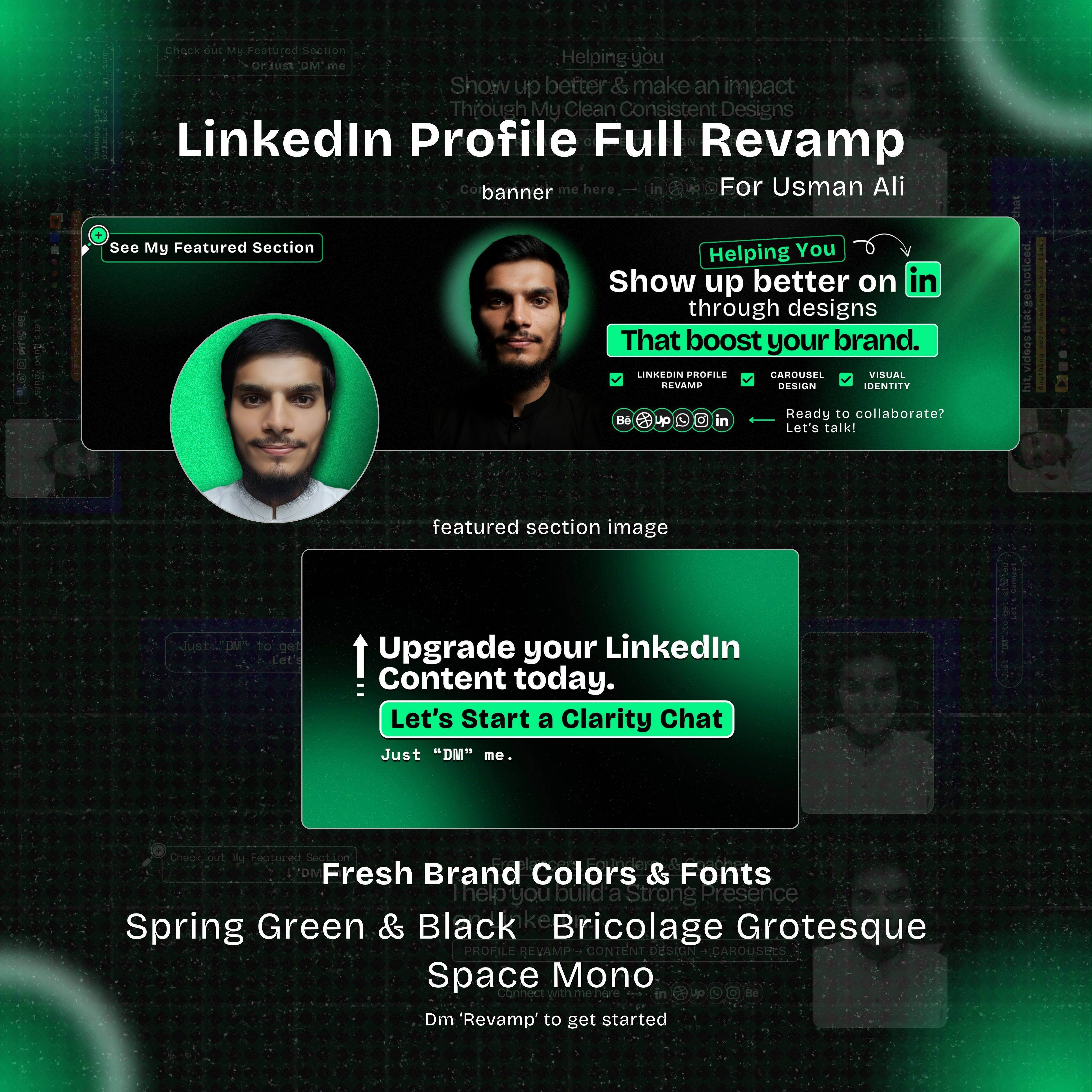 Example of Linked In Personal Brand   Profile Revamp