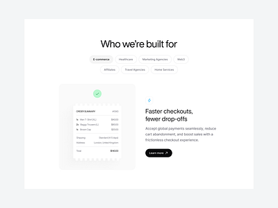 Website section design & Illustration clean section ui website who we are for
