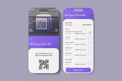 Digital receipt ui