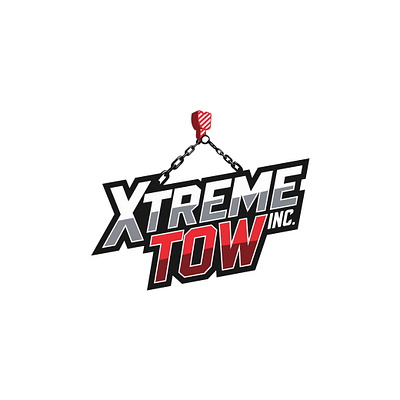 Xtreme Tow Inc branding design graphic design illustration logo logo design