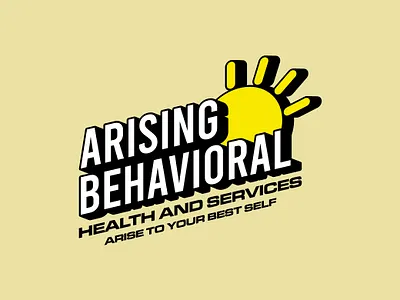 Arising Behavioral Health & Services branding design graphic design illustration logo logo design vector