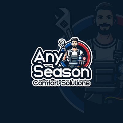 Any Season Comfort Solutions branding design graphic design illustration logo logo design vector