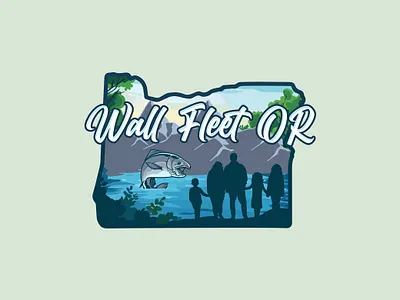 Wall Fleet OR branding design graphic design illustration logo logo design vector