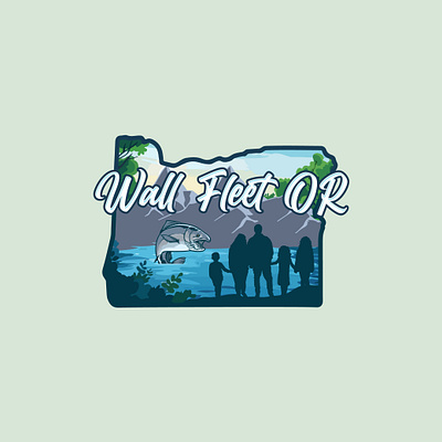 Wall Fleet OR branding design graphic design illustration logo logo design vector