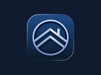 Real estate - app icon app app icon house housing real estate roof