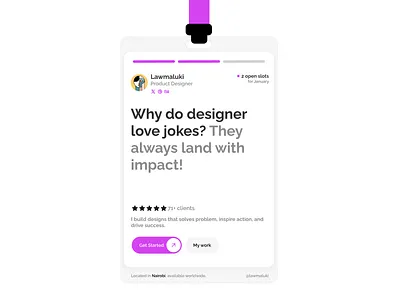 The Designer Card adventure app branding design graphic design illustration logo ui uxdesign