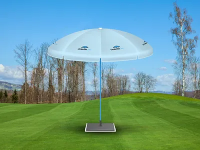 Custom Printed Parasol – Economy Promotional Umbrella marketing parasol