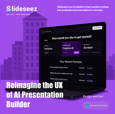 Reimagine the UX of Creating Presentation 3d animation app branding design graphic design illustration motion graphics typography ui ux vector