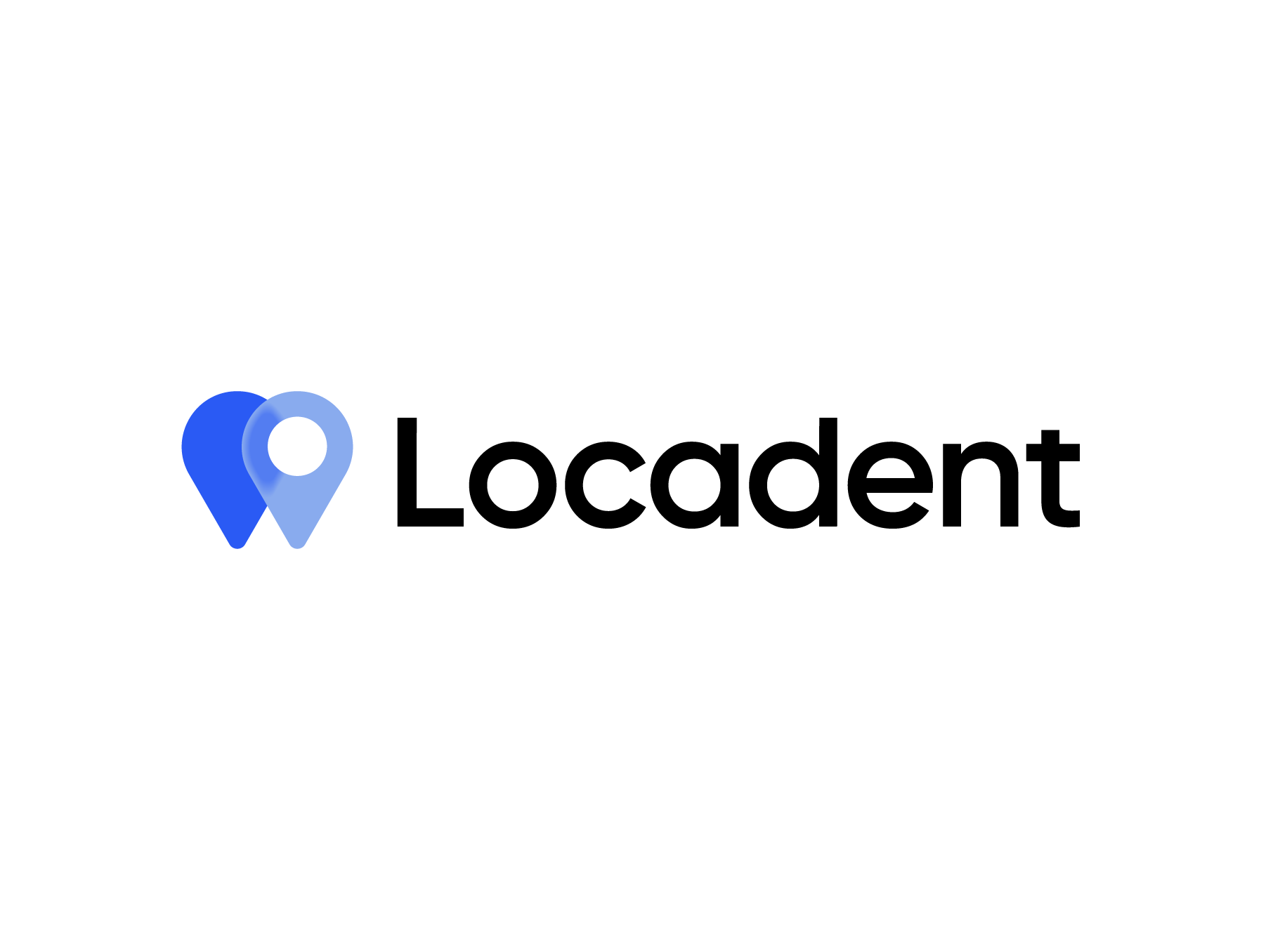 Locadent branding dental geometric glass logo glass morphism identity logo map map pointer mark modern modern logo pin logo symbol teeth tooth