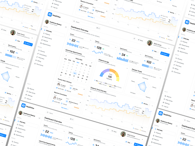 Healthfox – Health Dashboard branding design figma graphic design health health care health care dashboard health dashboard health dashboard design hospital dashboard illustration logo ui uiux ux web design