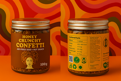 Packaging design exploration for FMCG- Healthy Snacks branding graphic design packagingf typography