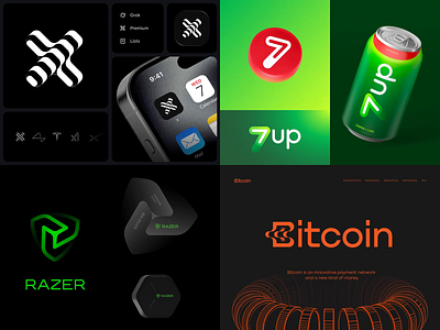 Animated Fun Rebrands — Concept Series 3d animation app bitcoin blockchain branding collection device drink gadget hero identity landing page lepisov logo motion social tech ui website