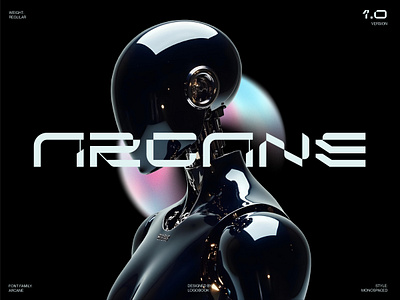 Arcane | Free Premium Font branding cyberpunk cyberpunk font display fonts futurism futuristic fonts geometric shapes hightech kerning lettterforms logotype modular grid monospaced font scifi typography