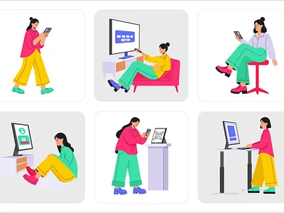 Login Animations animation login motion graphics social media