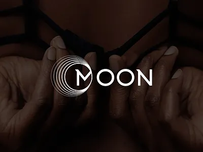 Logo design for the lingerie store "Moon" banner branding design graphic design illustration logo typography ui ux