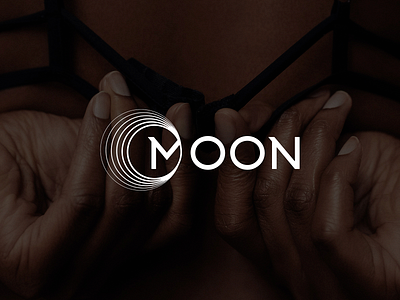 Logo design for the lingerie store "Moon" banner branding design graphic design illustration logo typography ui ux