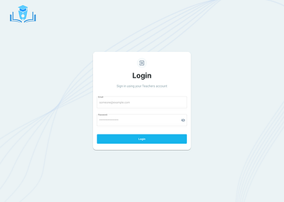 Educational Dashboard for Teacher Assistance data entry educational platform learning dashboard login screen tables teachers dashboards