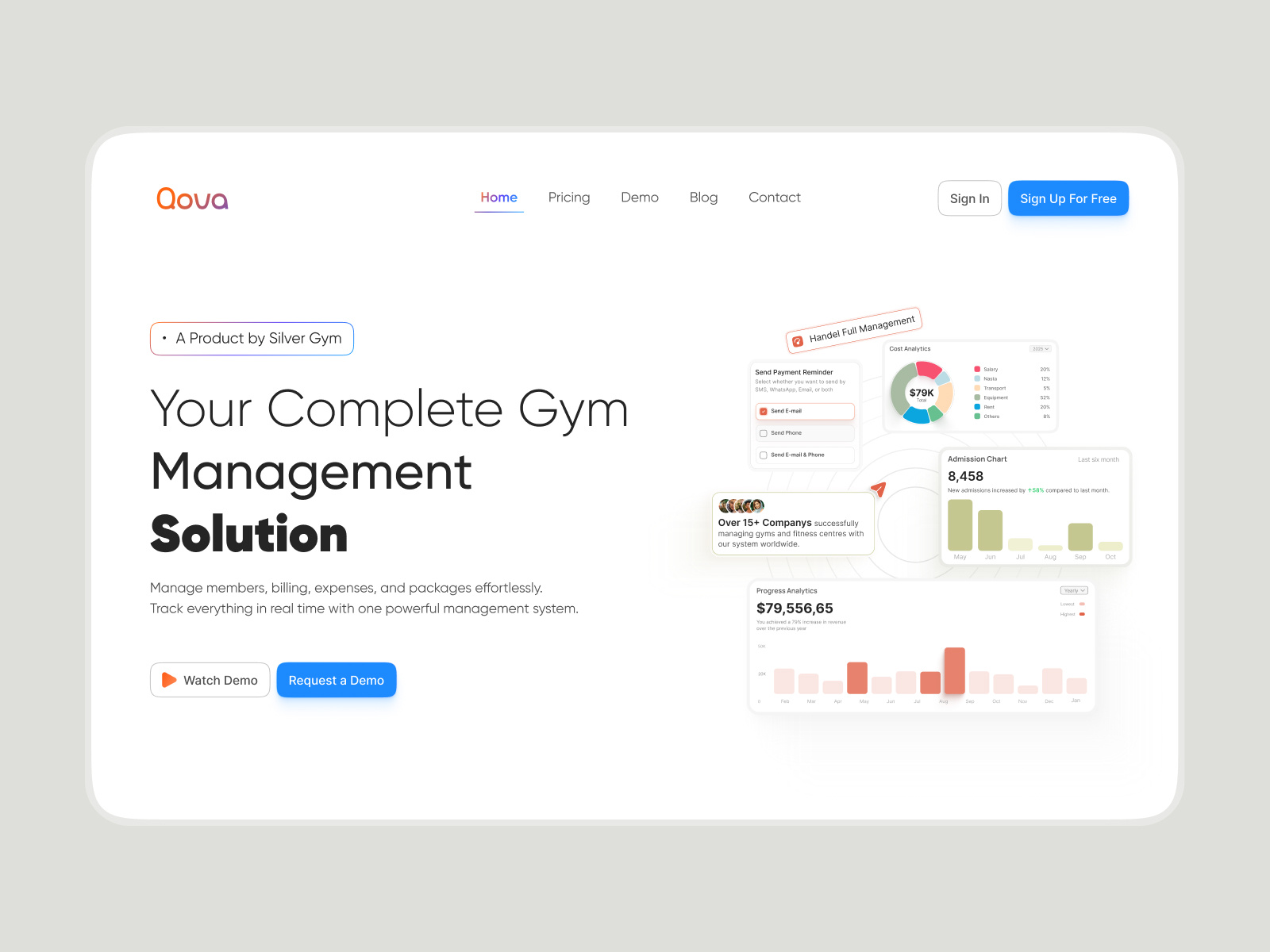 Example of Dashboard | Crm | Management UI Design