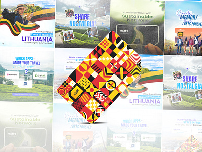 “Travel, Share, Stay Online” Social Kit creative direction