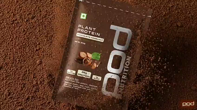 Brand film - POD nutrition. Gut friendly plant-based protein animation brand film branding corporate film film graphic design motion graphics typography