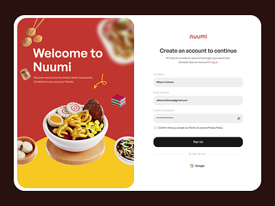 Nuumi – AI restaurant discovery platform aidesign aiplatform appdesign brandingstudio designagency designinspiration dribbble interface minimaldesign modernui productdesign restaurantapp uistudio uiux visualdesign webapp webdesign