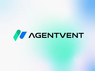 Agentvent brand identity branding identity letter v logo logo logo design logo mark logotype minimalist modern logo symbol tech technology v logo