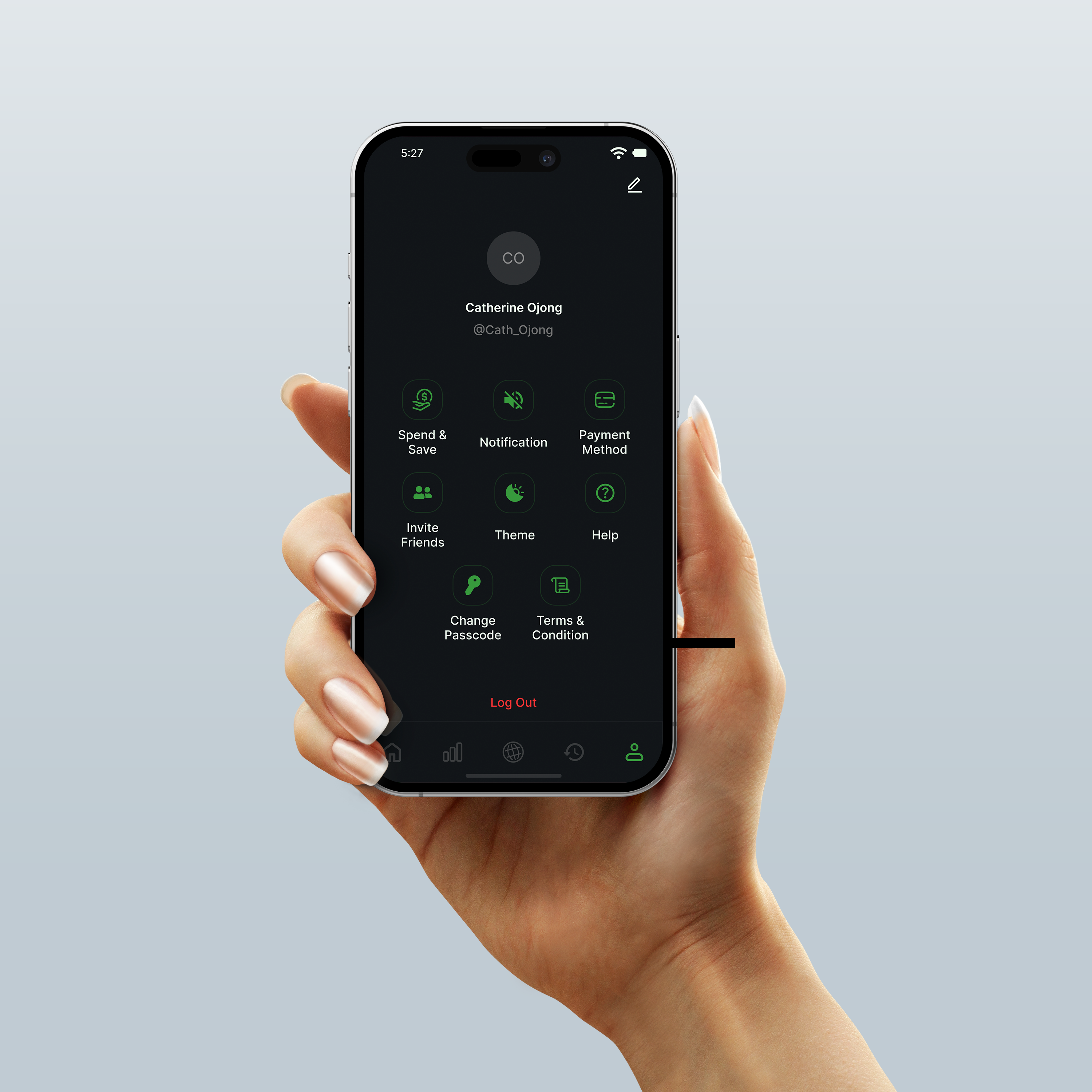 My Wallet app design ui ux