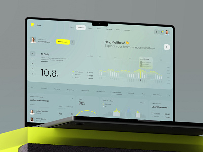 Rinesk - Call centre Dashboard Concept app call centre dashboard design ui ux