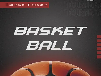 Basketball Poster basketball graphic design