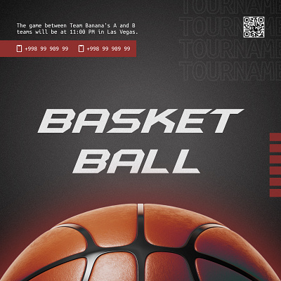 Basketball Poster basketball graphic design