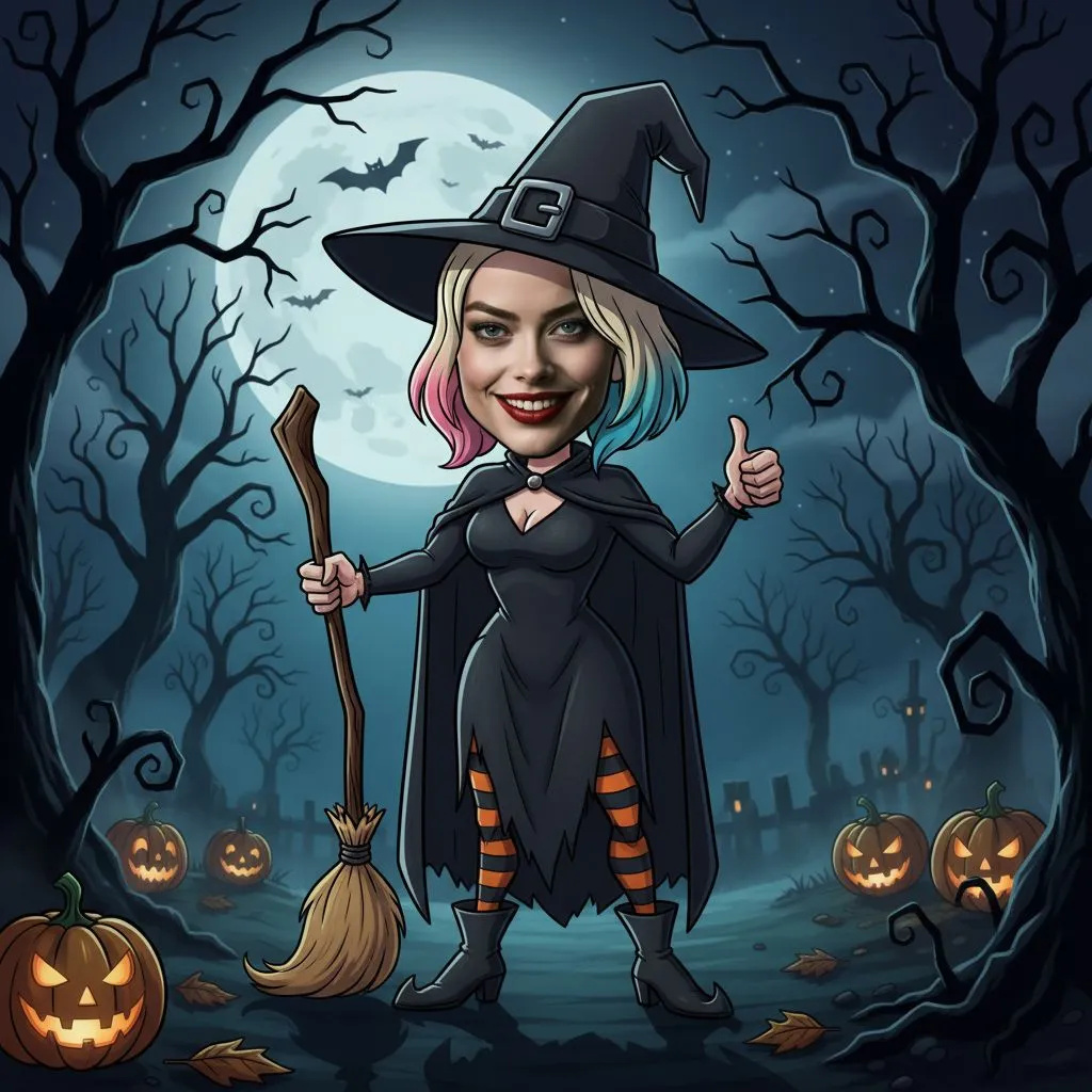 Witch Halloween Effect ai freebie halloween illustration mockofun photo editor photo effects photo filters photoshop