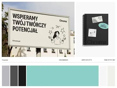 Chroma Rebranding – Brand Elements animation brand guidelines brand identity brand system branding chroma graphic design illustration logo motion graphics print rebranding ui unikorns visual identity