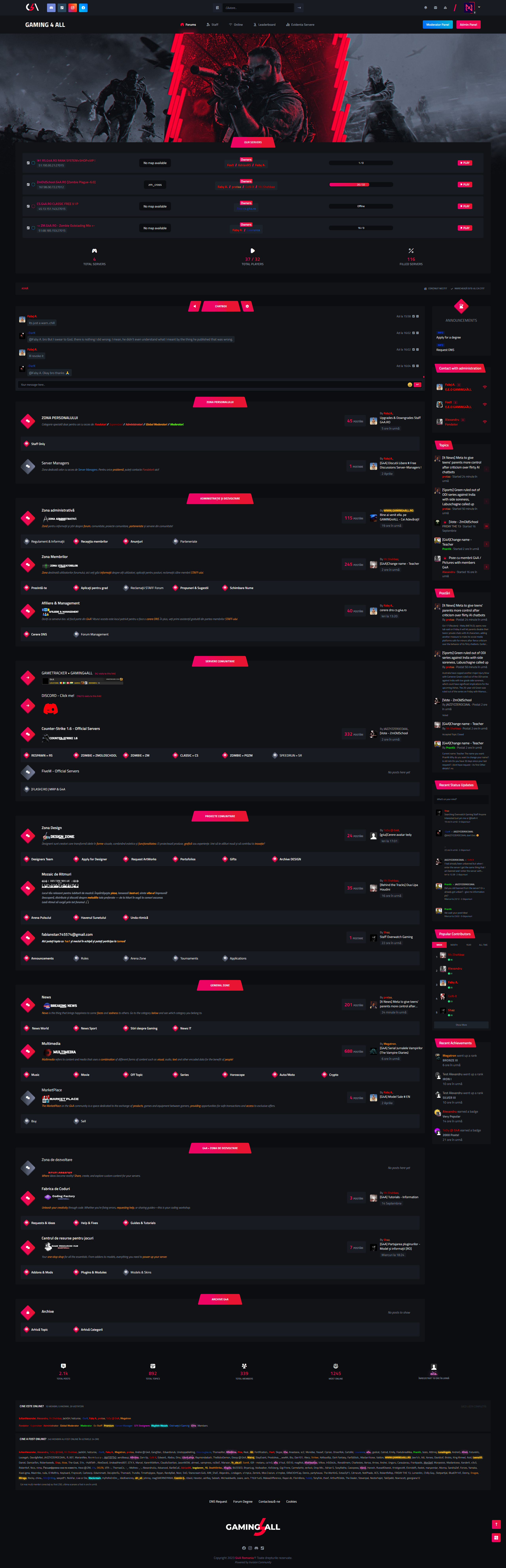 GAMING 4 ALL - IPS 4.7x Template branding callofduty counter strike dark dribbble gaming gradient invision ips logo new red ui ux webdesign