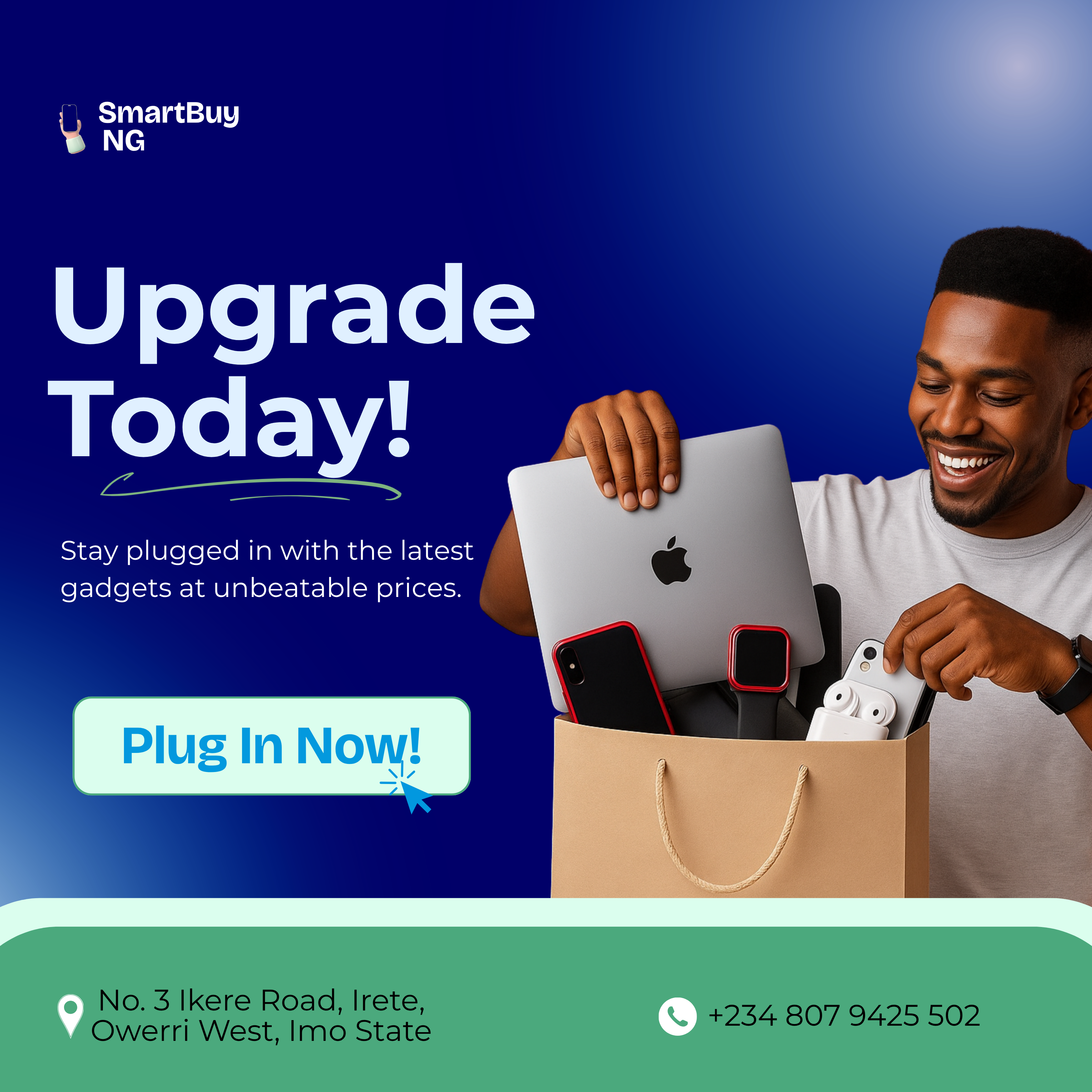 SmartBuy NG Gadget Flyer canva design flyer design graphic design marketing design social media designs