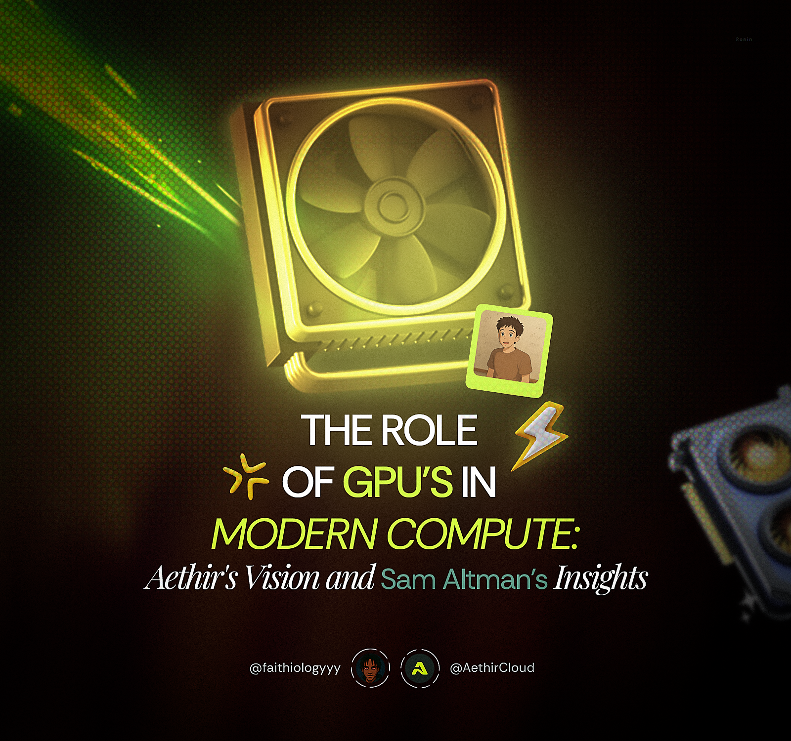 Aethir Visuals graphic design