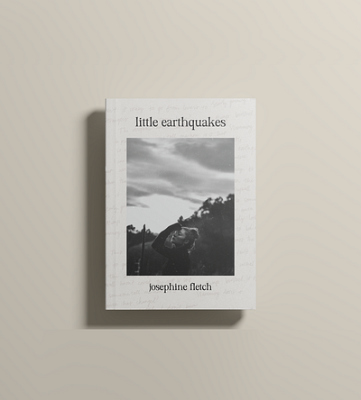 Book Cover Design | Little Earthquakes graphic design photography print design typography